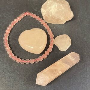 Ultimate rose quartz bundle!!